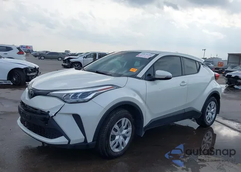 2021 Toyota C-Hr Le z USA, uszkodzony, nr VIN JTNKHMBX8M1109207